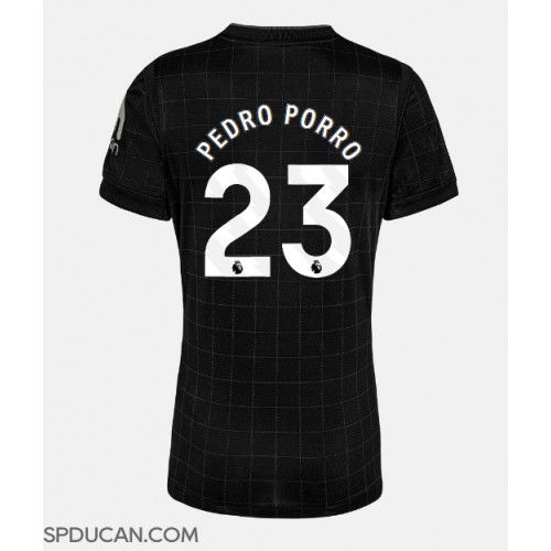 Zenski Nogometni Dres Tottenham Hotspur Pedro Porro #23 Gostujuci 2025-26 Kratak Rukav